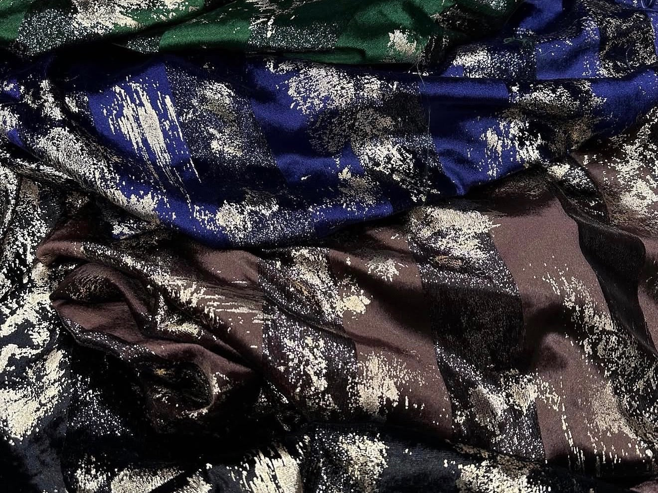 Velvet silk metalic-premium quality